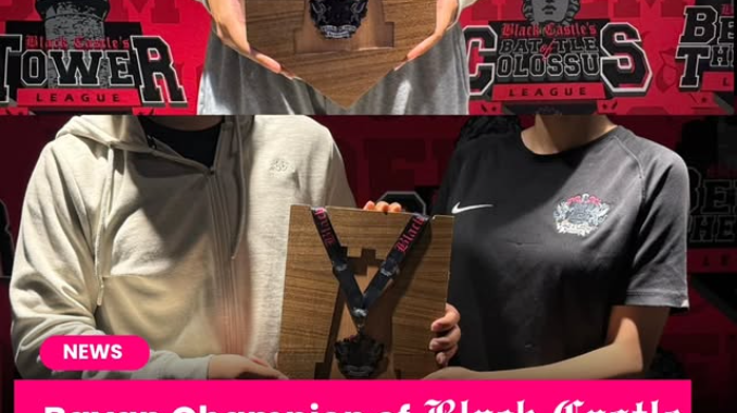 Bayan champion of Black Castle table tennis girls only tournament 1